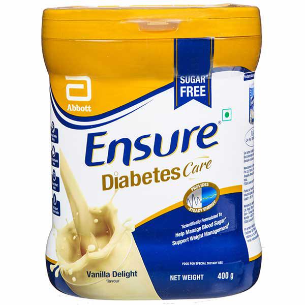 Ensure, Diabetes Care, Vanilla Flavor, 400gm Jar